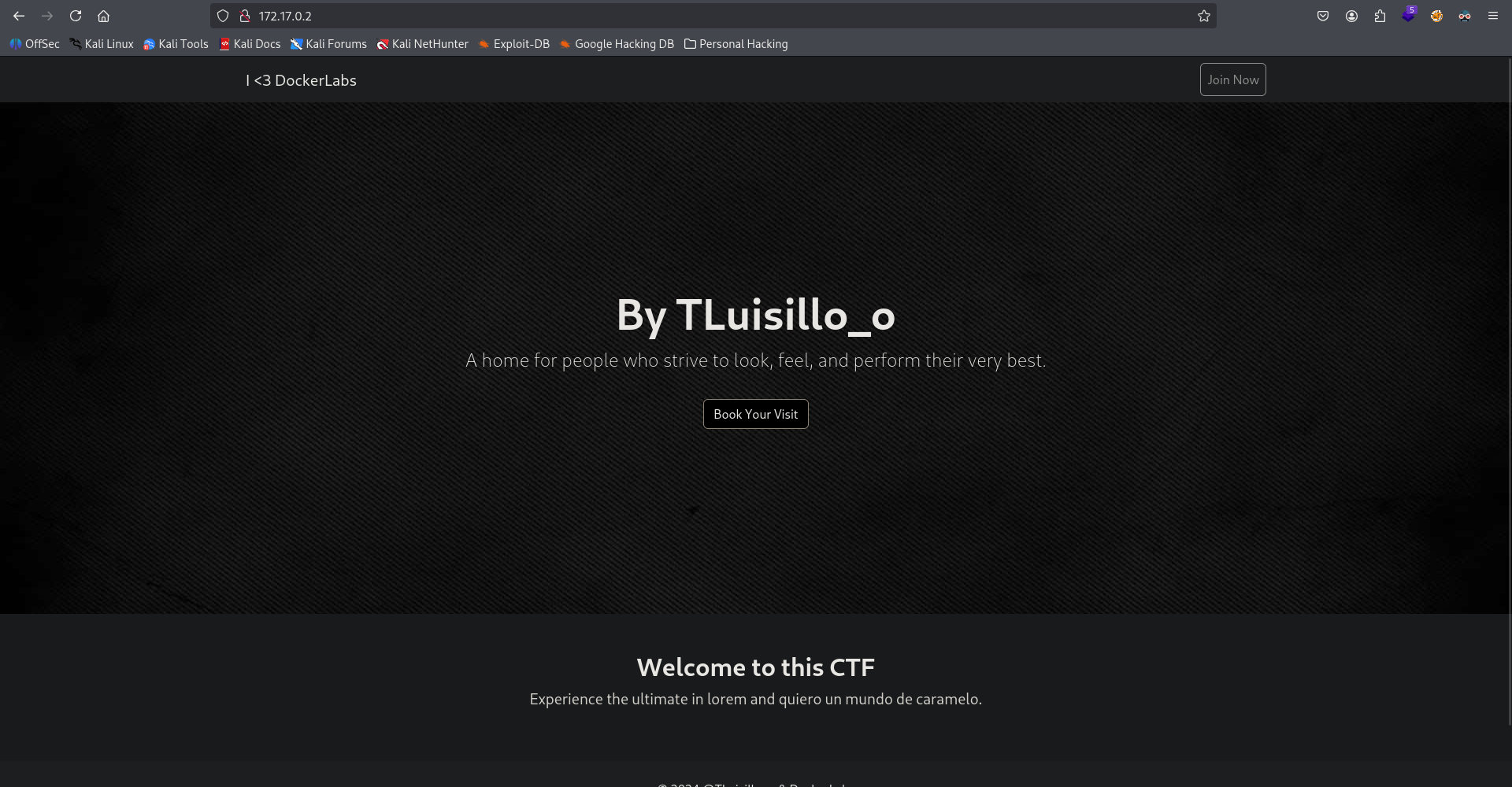 Página web de Psycho