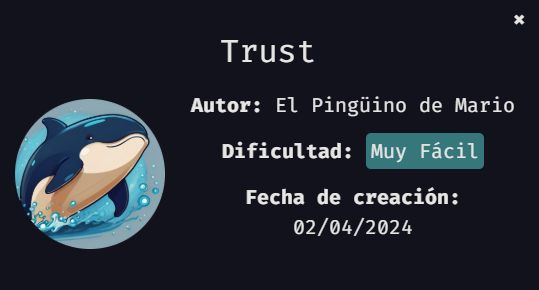 DockerLabs: 2. Máquina Trust