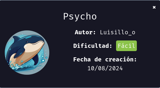 DockerLabs: Máquina Psycho