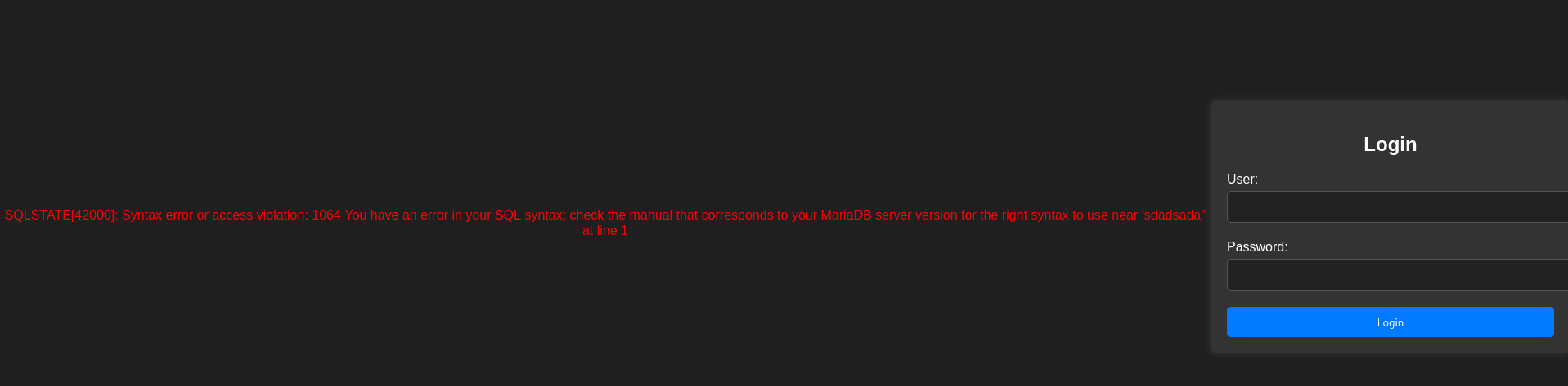 VerificacionSQLInjection